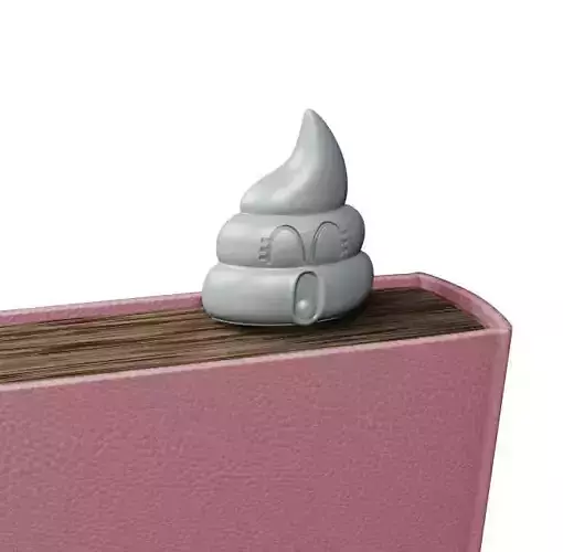 Bookmark Poop 3D print model