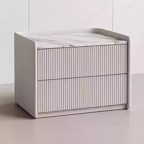 Side Table with Marble Top