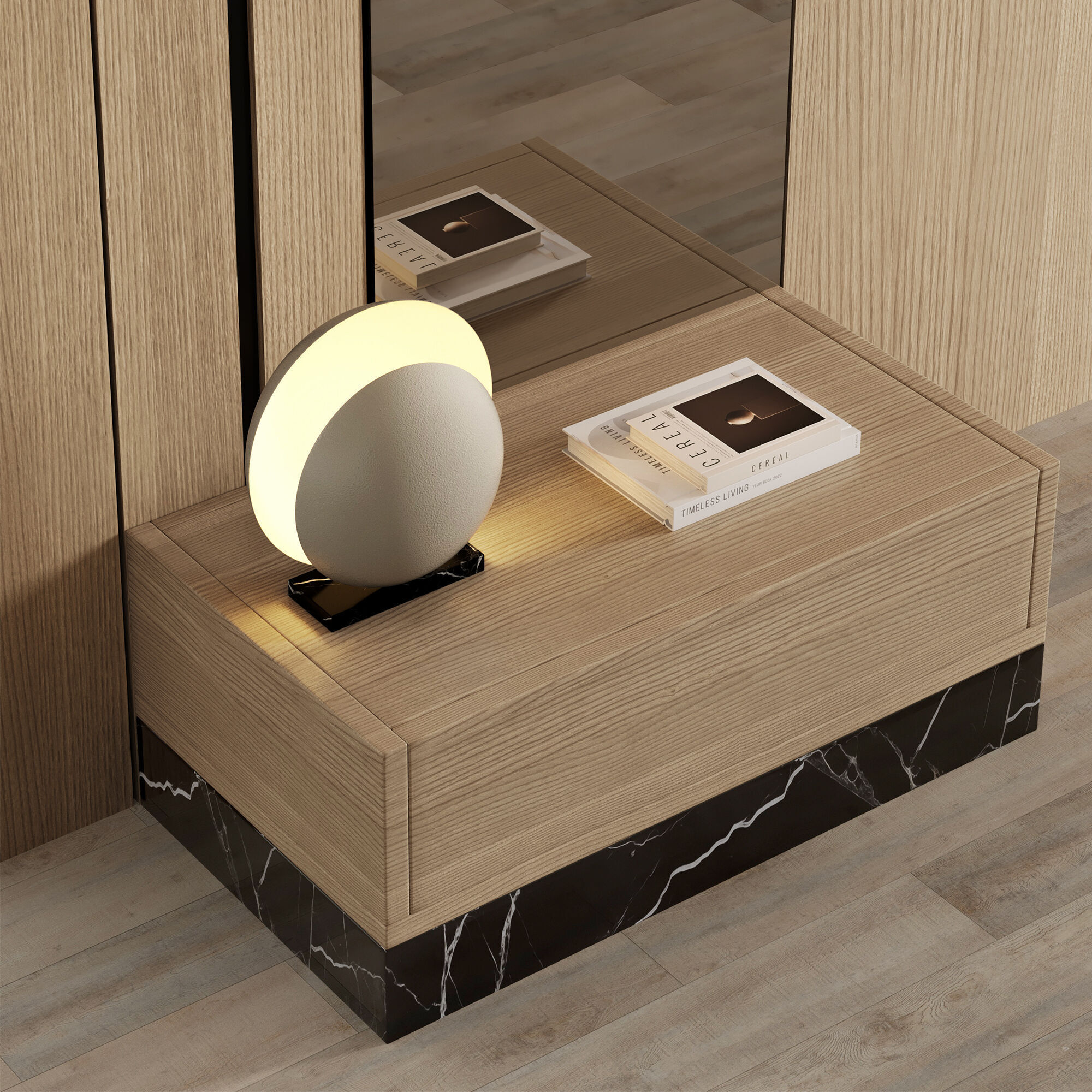 Headboard Wall Panel Composition 12 3D model_3