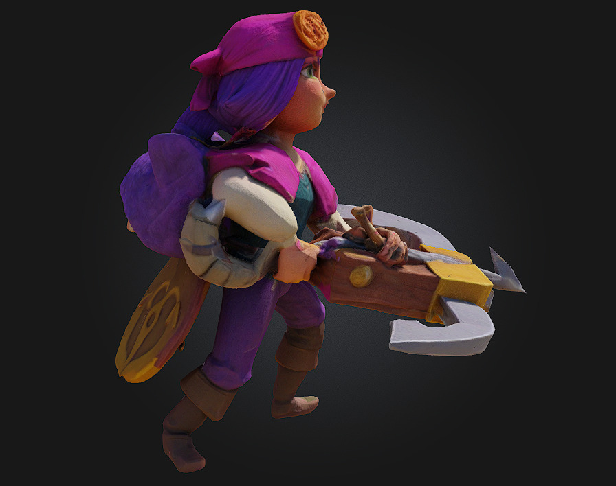 Pirate Archer 3D print model_2