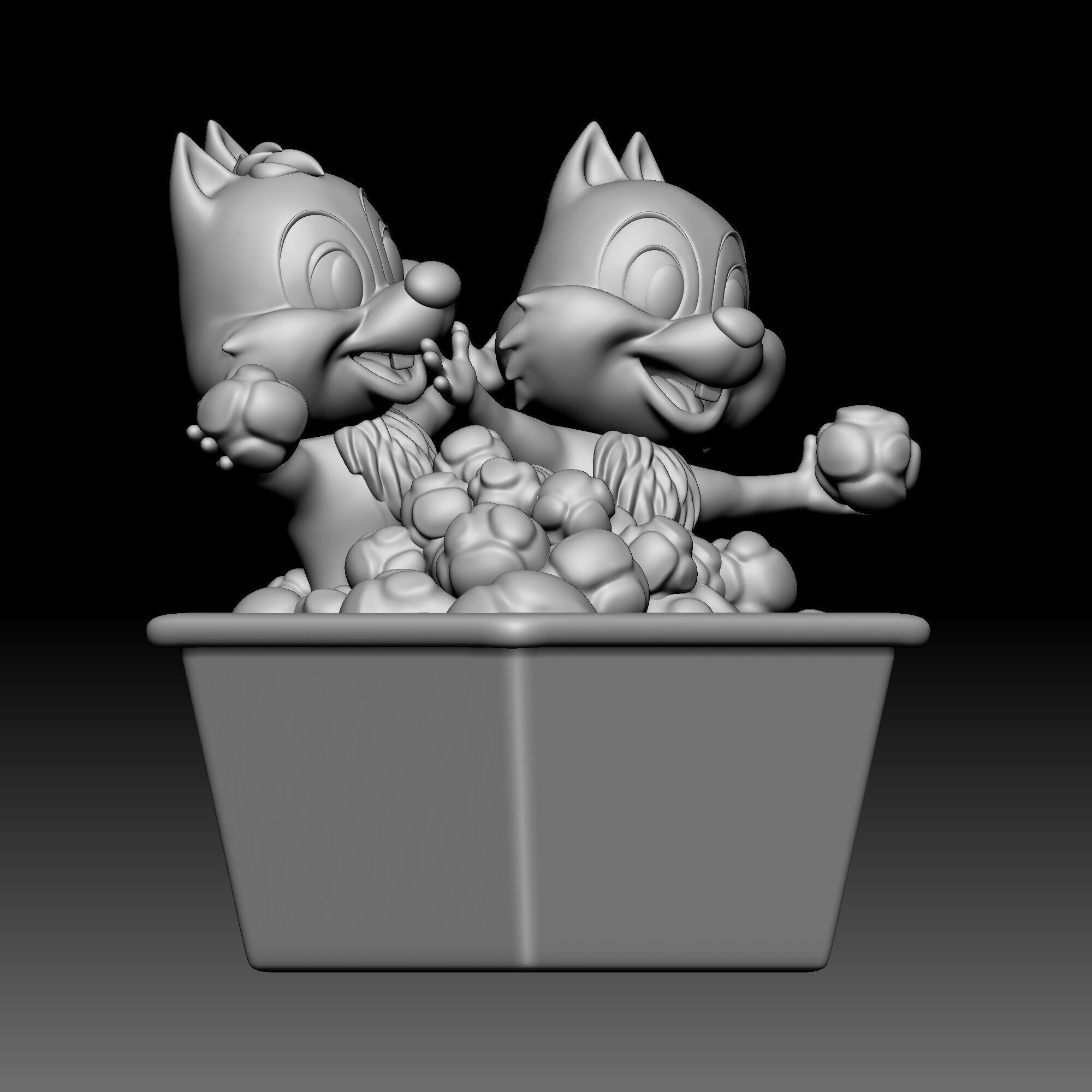 Chip and Dale - Disney - 010 3D print model_7