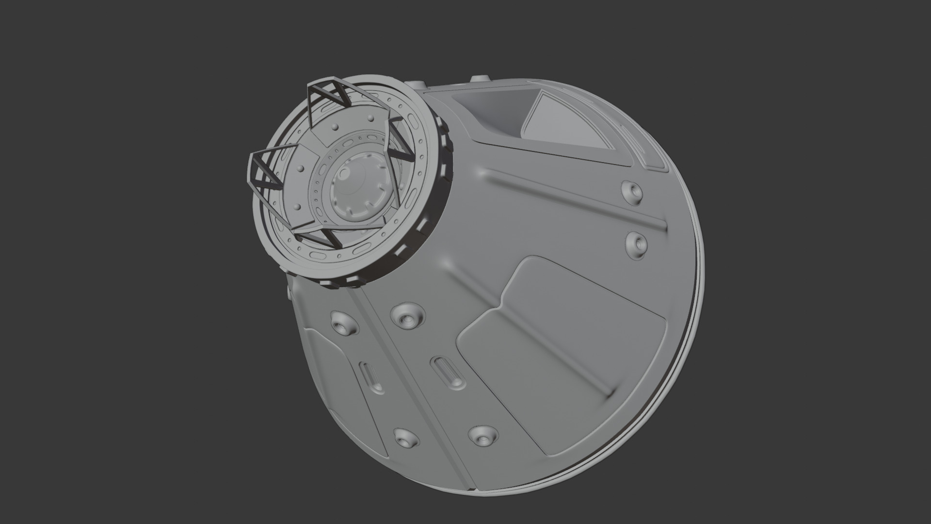 REALISTIC SPACE CARAFT CAPSULE 3D model_3
