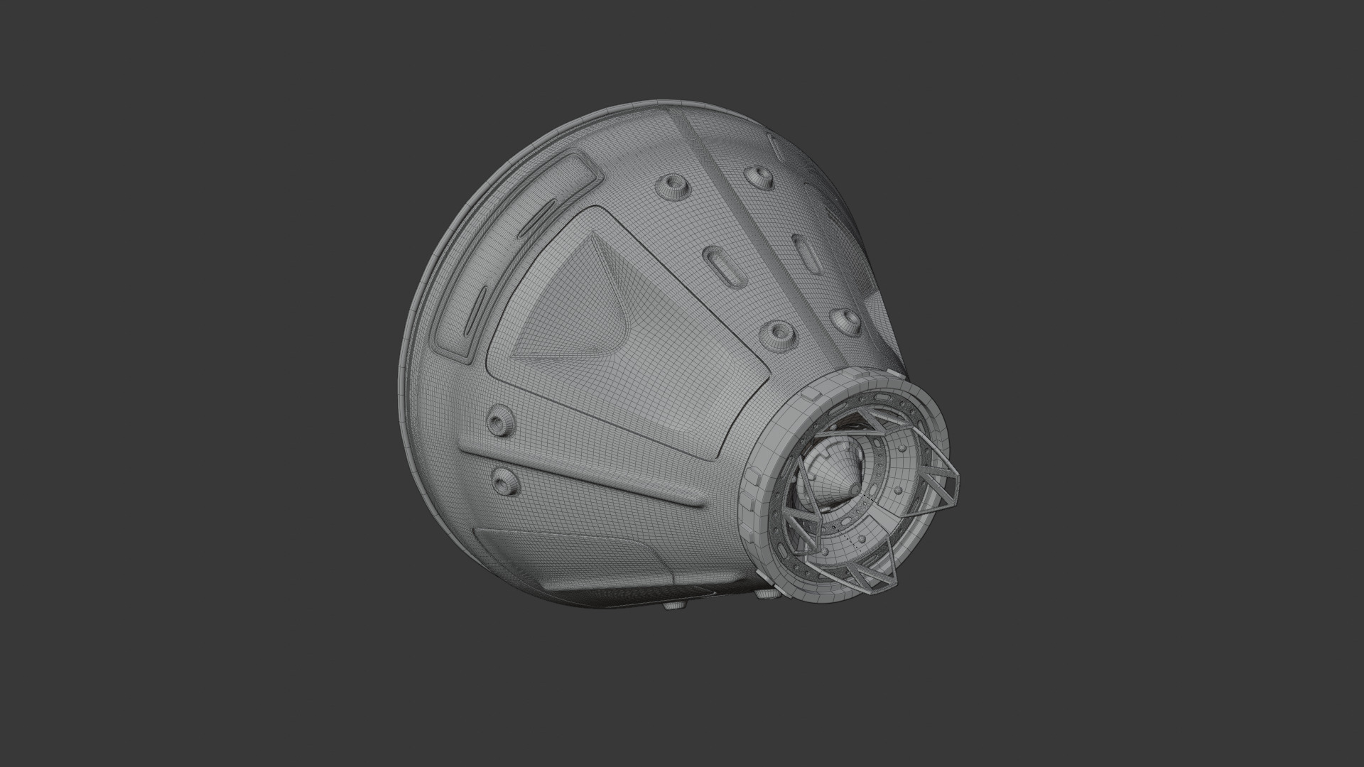 REALISTIC SPACE CARAFT CAPSULE 3D model_4