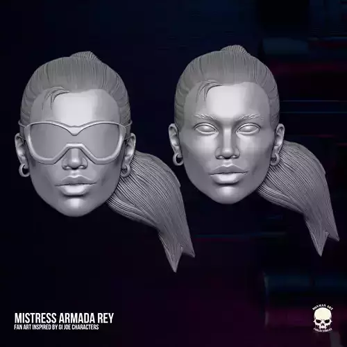 Mistress Armada GI Joe Fan Art 3D printables for Action Figures