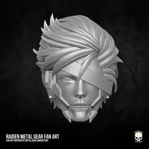 Raiden Metal Gear Fan Art 3D printable for action figures