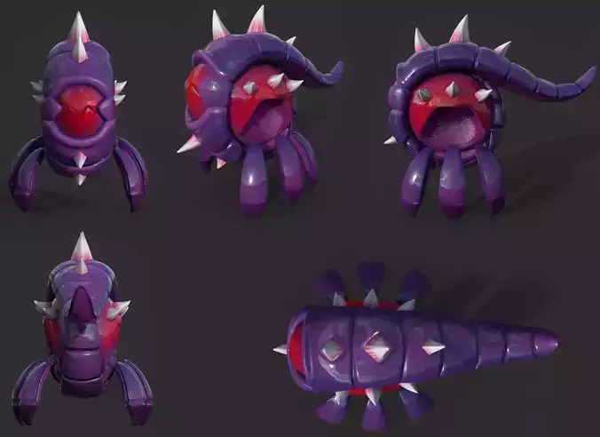 Rolling Game Ready 3D Model Low-poly 3D model