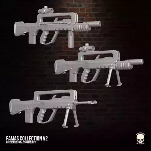 Famas Collection v2 3D printables for action figures