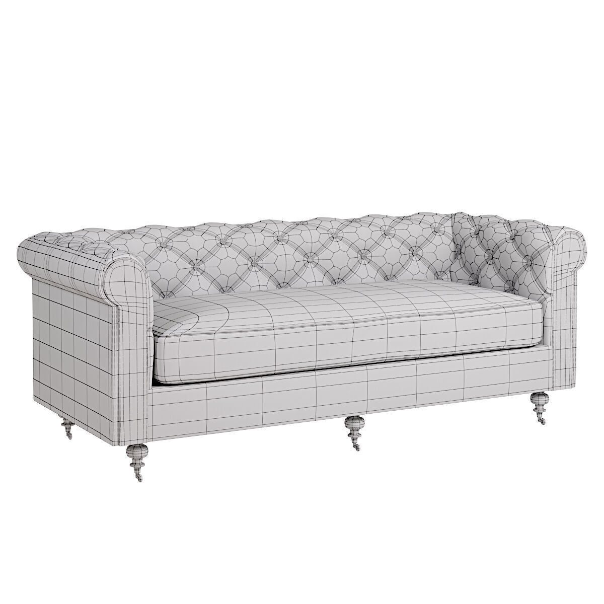 Sofa Design Mock 3D model_3