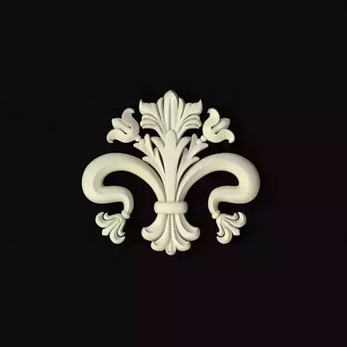 Central decor ornament for furniture