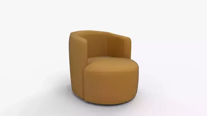 Rue Swivel Chair Citronella Velvet