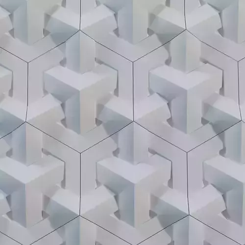 Modular Geometric Wall Panel  3D print model