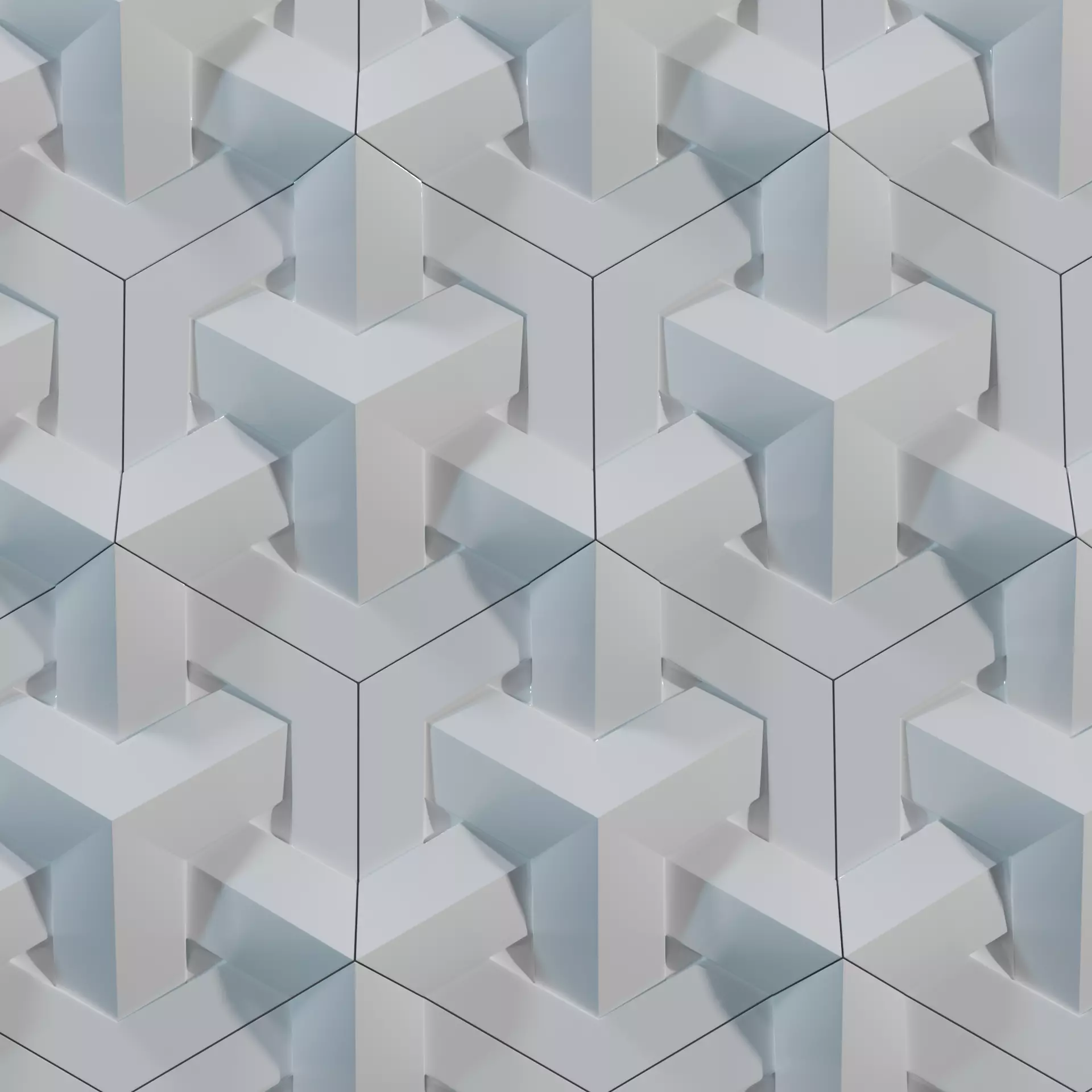 Modular Geometric Wall Panel 3D print model