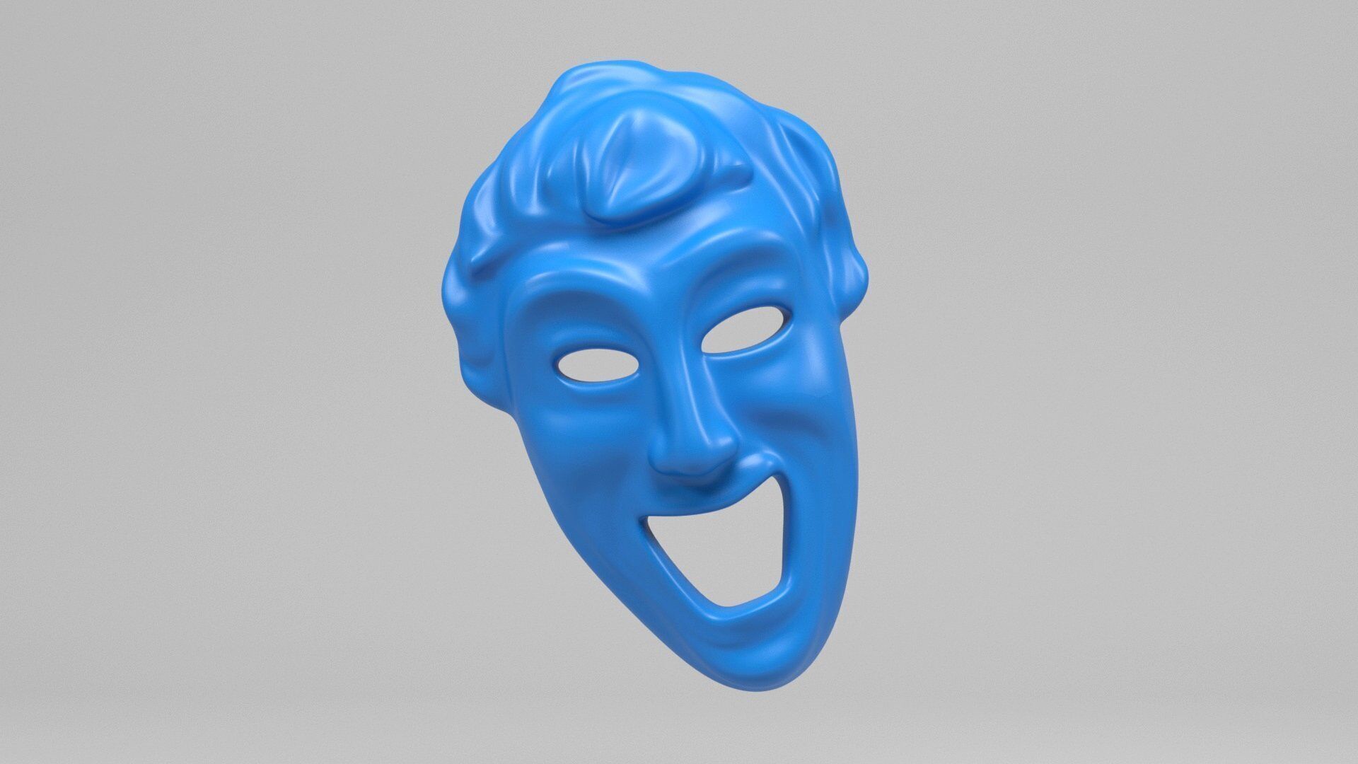 Greek masks 3D print model_6
