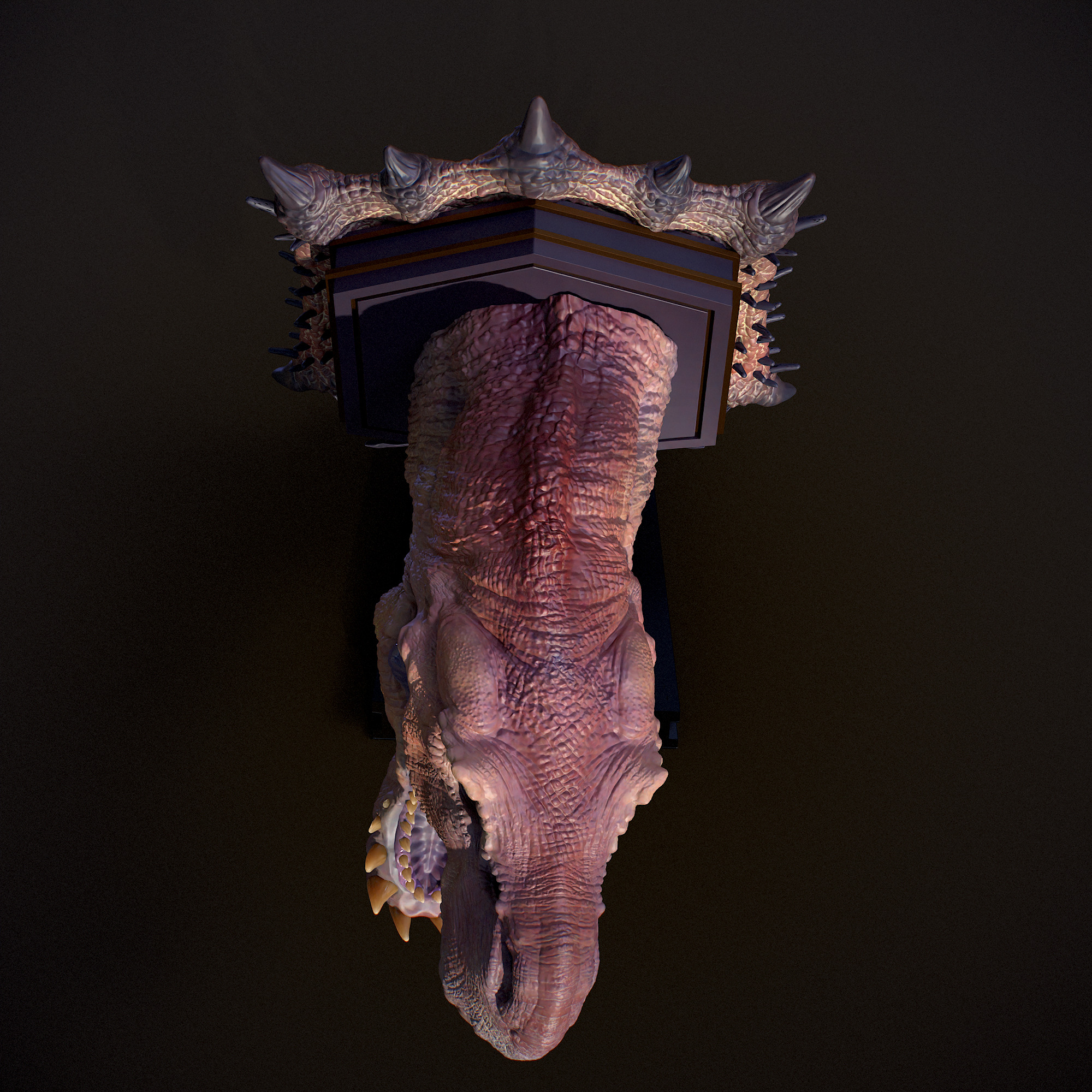 Anjanath Bust - Monster Hunter 1-10 Scale 3D print model_9