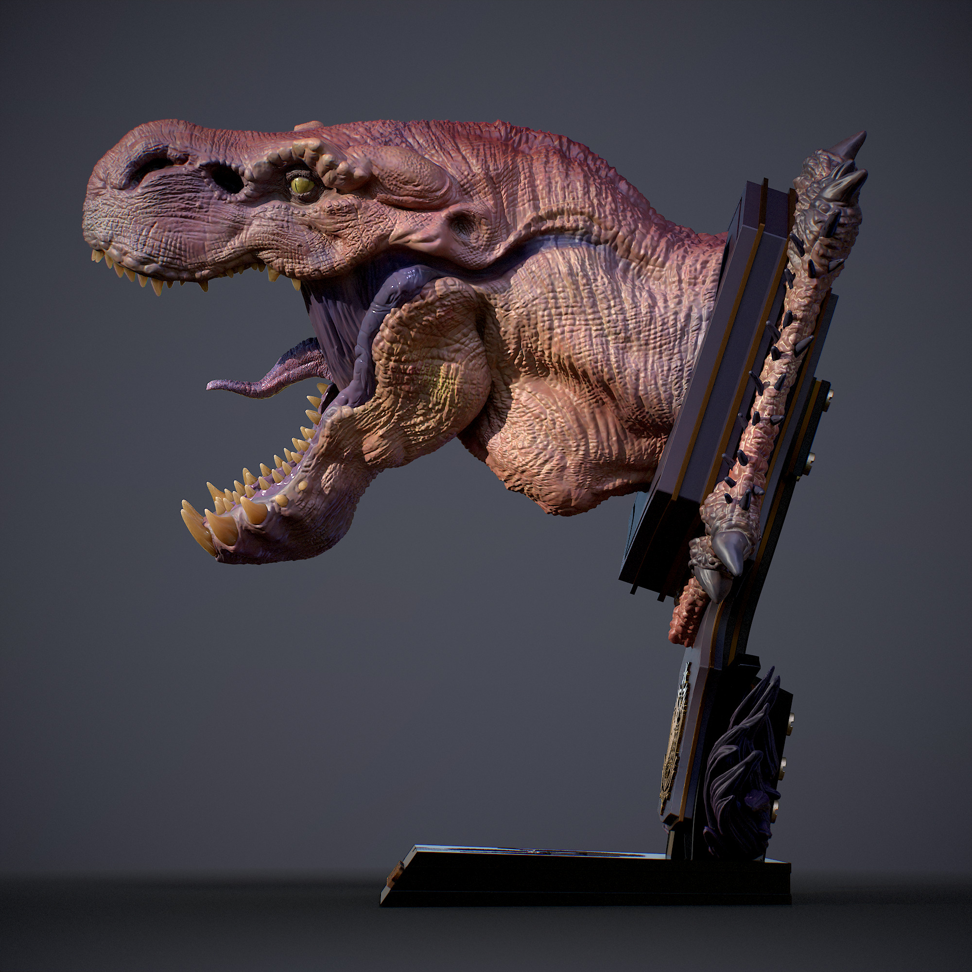 Anjanath Bust - Monster Hunter 1-10 Scale 3D print model_4