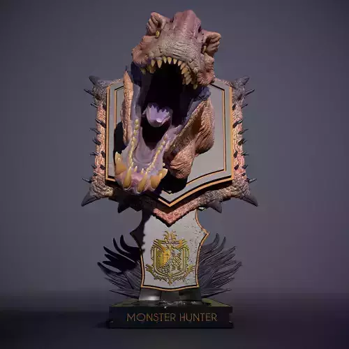 Anjanath Bust - Monster Hunter 1-10 Scale