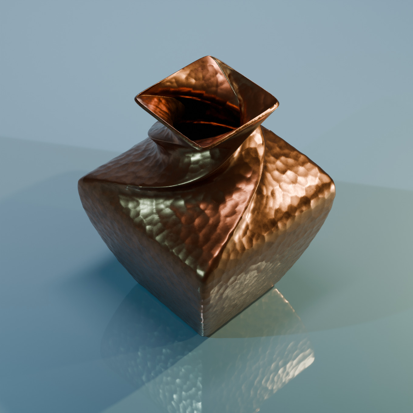 Flower vase-v13 3D print model_3