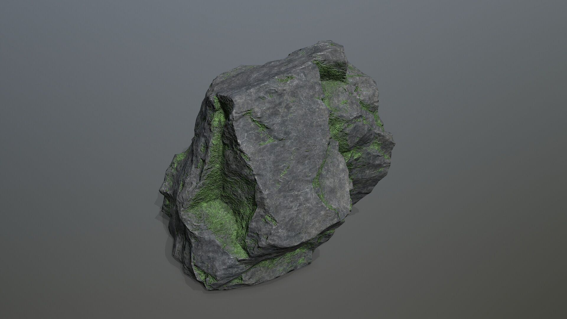 cliff rocks Low-poly 3D model_14