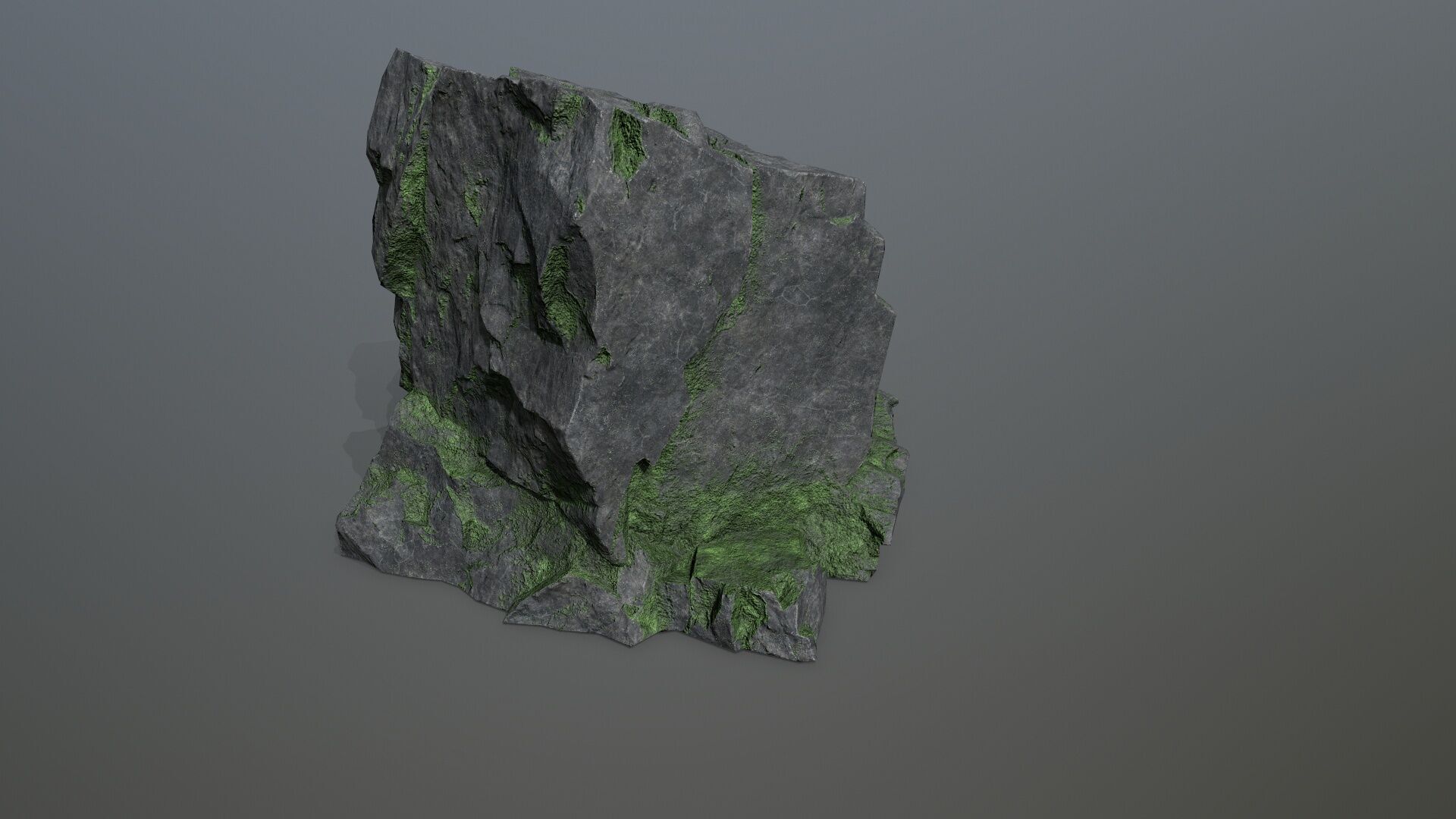 cliff rocks Low-poly 3D model_12