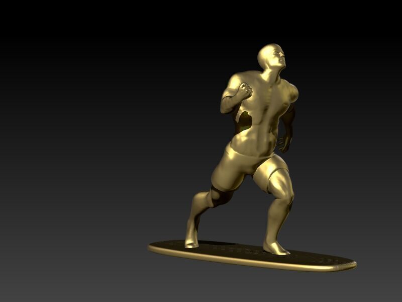 Surfer Pendant 3D print model_1