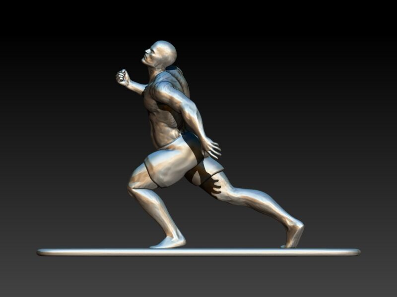 Surfer Pendant 3D print model_6