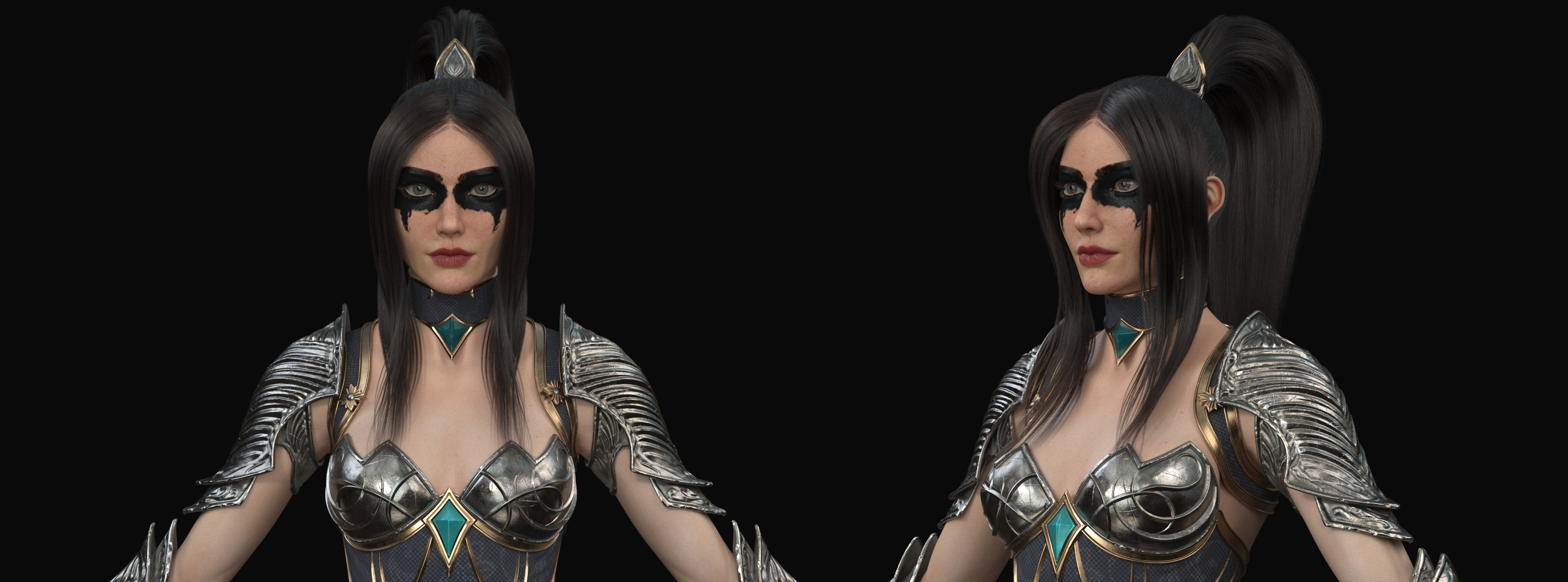 Assassin Cinematic-Ready 3D Model Low-poly 3D model_6