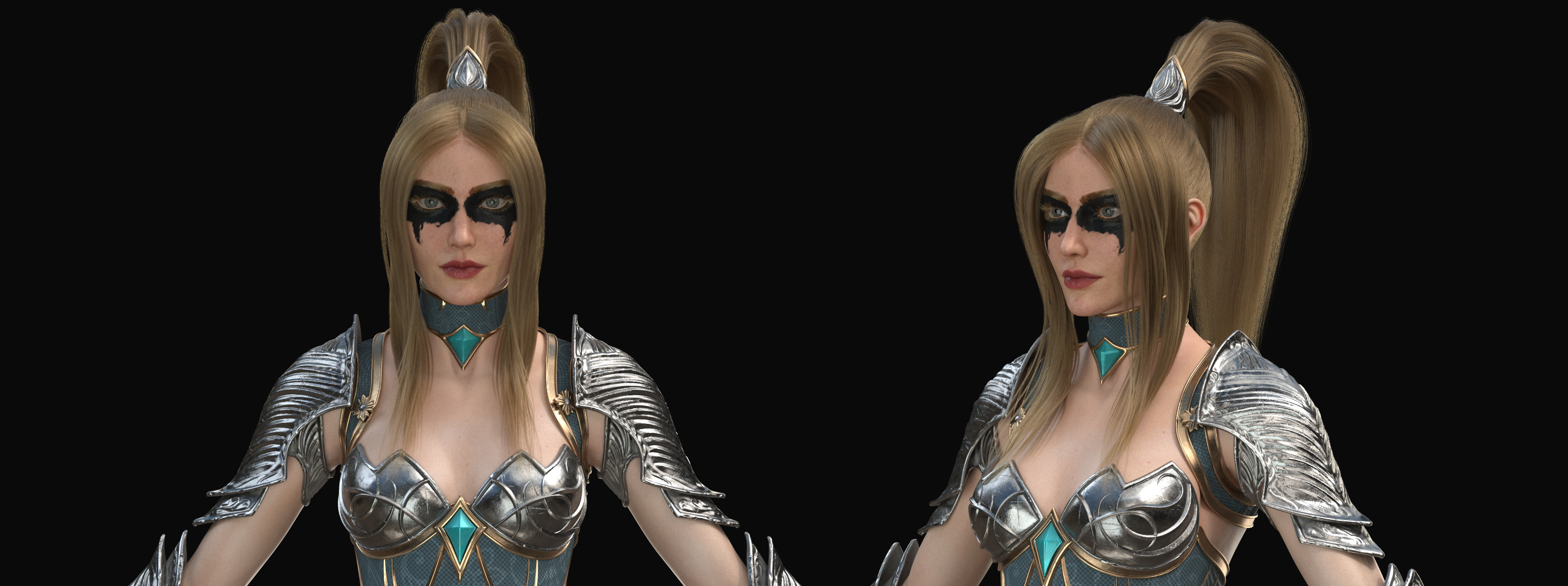 Assassin Cinematic-Ready 3D Model Low-poly 3D model_10