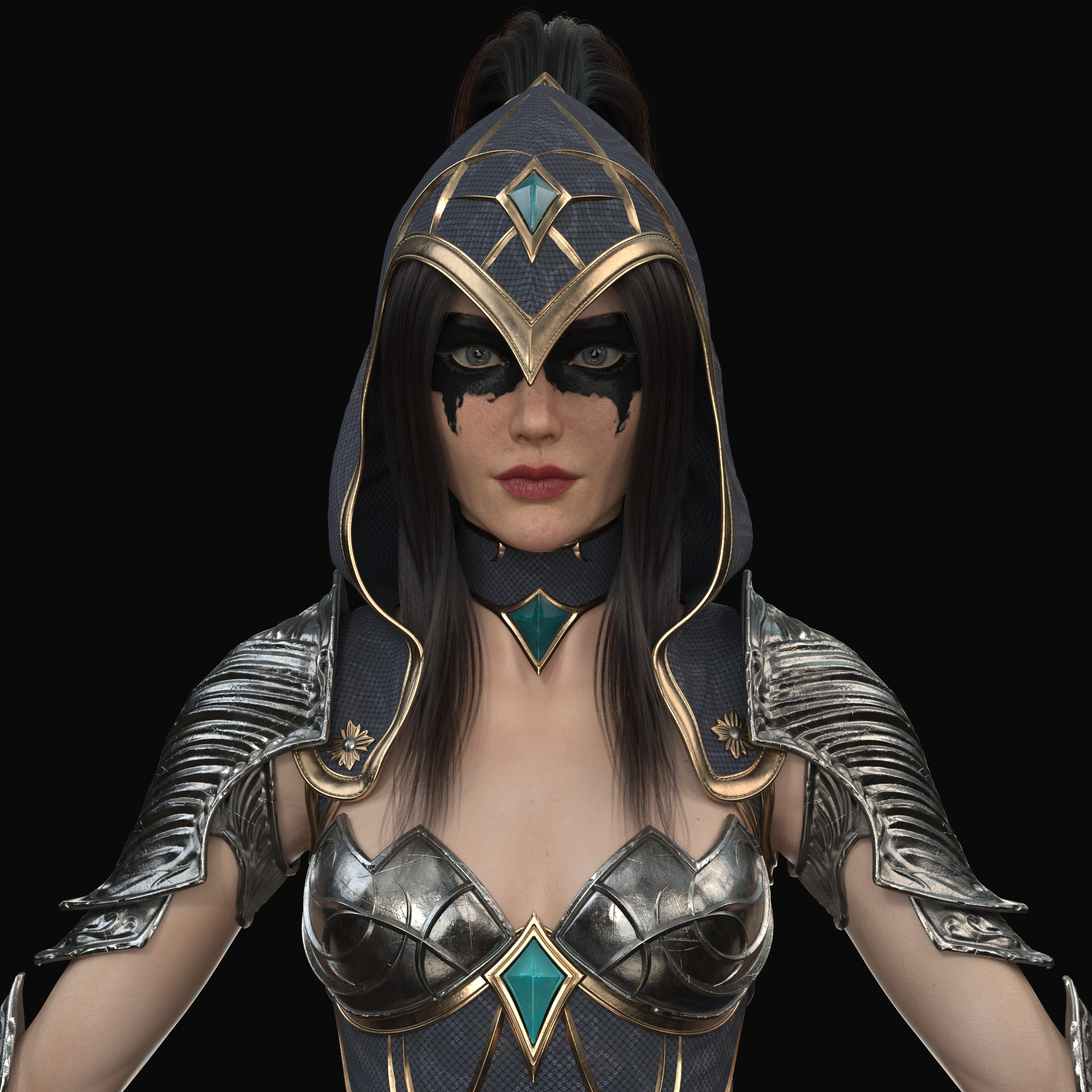 Assassin Cinematic-Ready 3D Model Low-poly 3D model_4