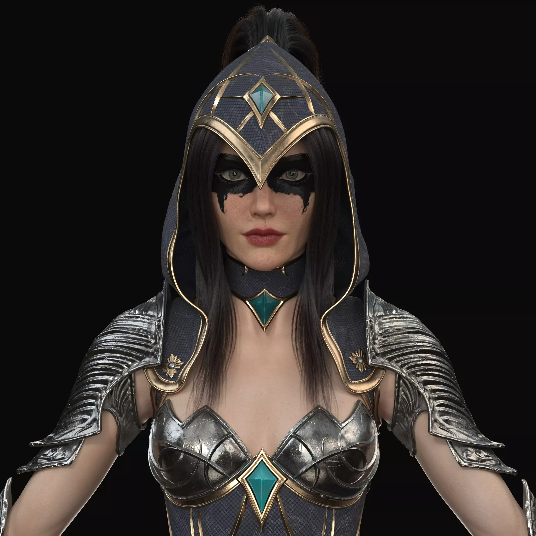 Assassin Cinematic-Ready 3D Model Low-poly 3D model_0