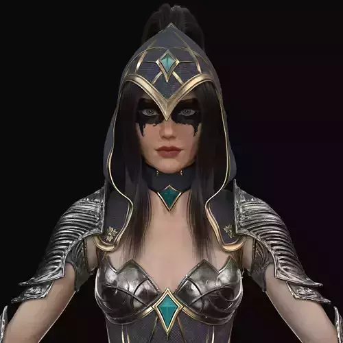 Assassin Cinematic-Ready 3D Model