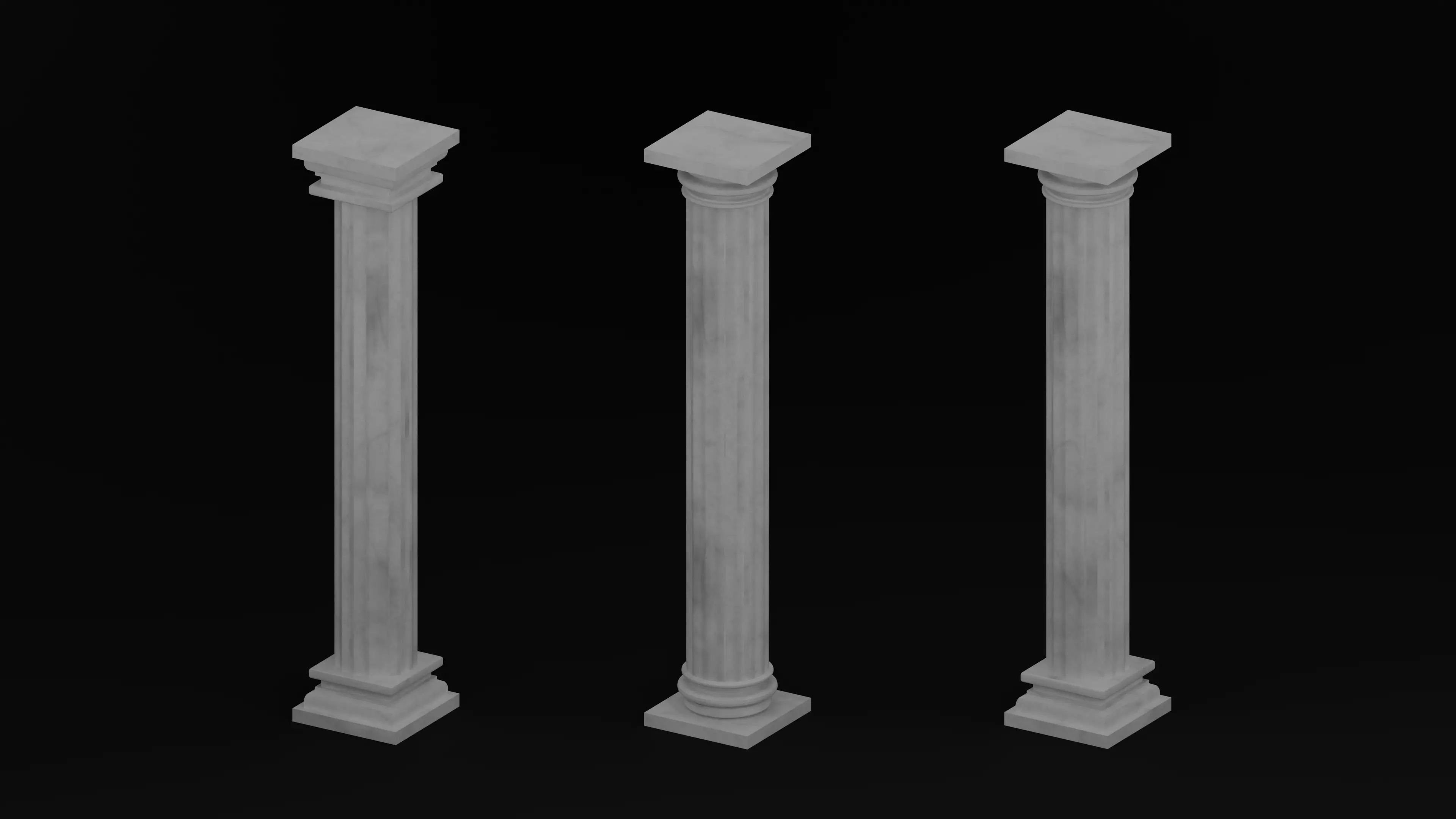 Roman Pole Free low-poly 3D model