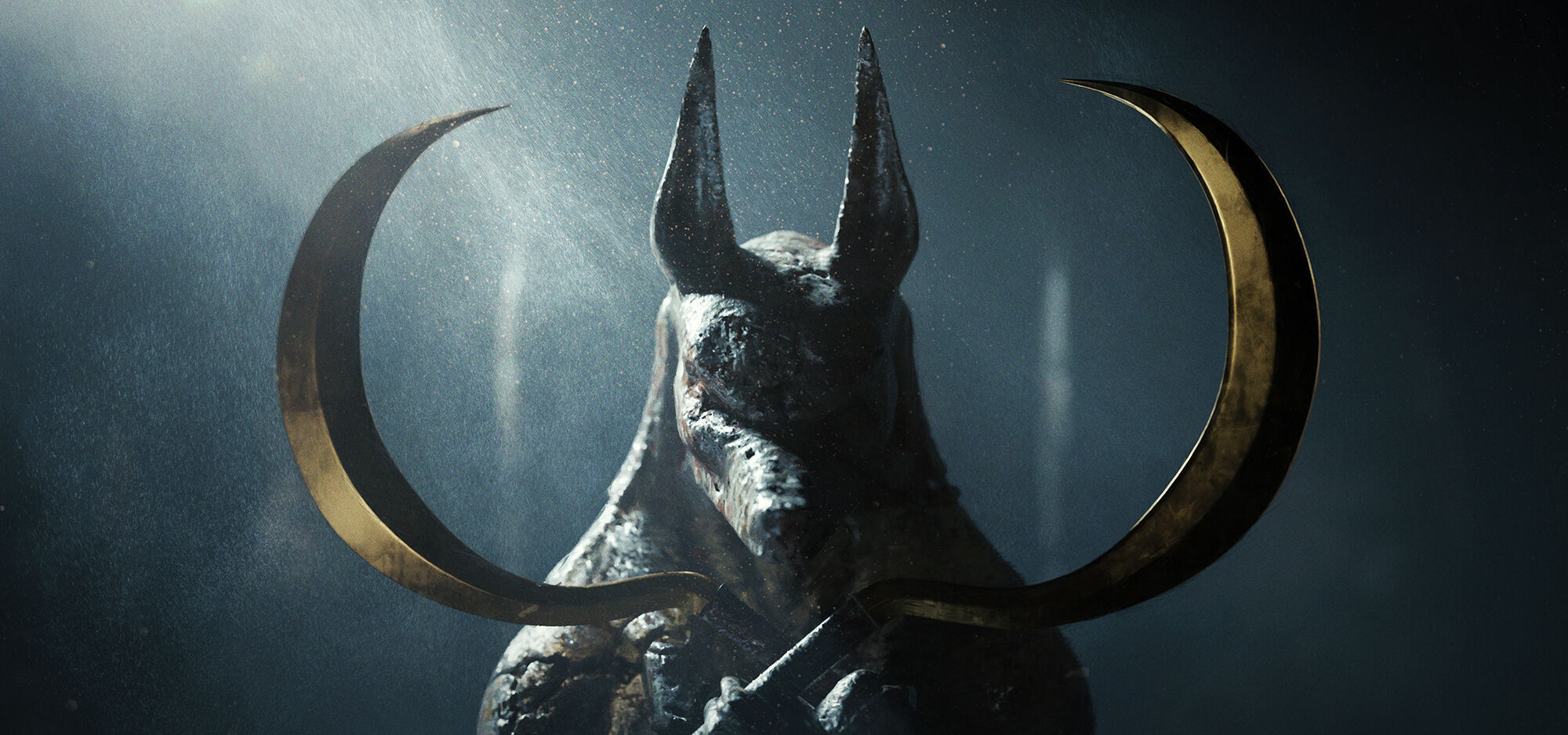 Anubis Statues Free 3D model_3