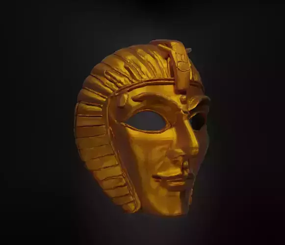 Eqyptian Pharaoh Face Mask - Egyptian Pyramids Mummy Mask