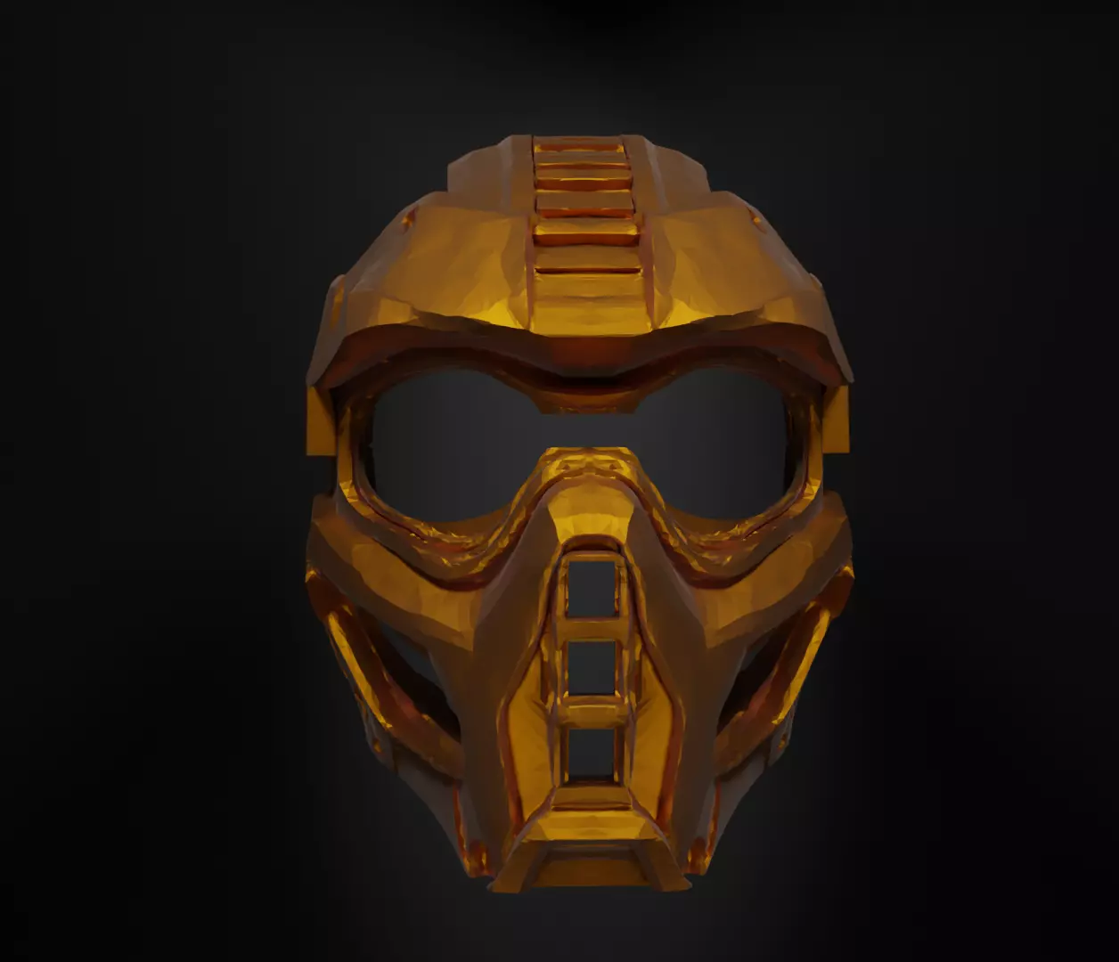 Airsoft Helmet Face Mask - Airsoft Full Face Cool Mask 3D print model_0