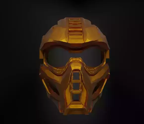 Airsoft Helmet Face Mask - Airsoft Full Face Cool Mask 3D print model