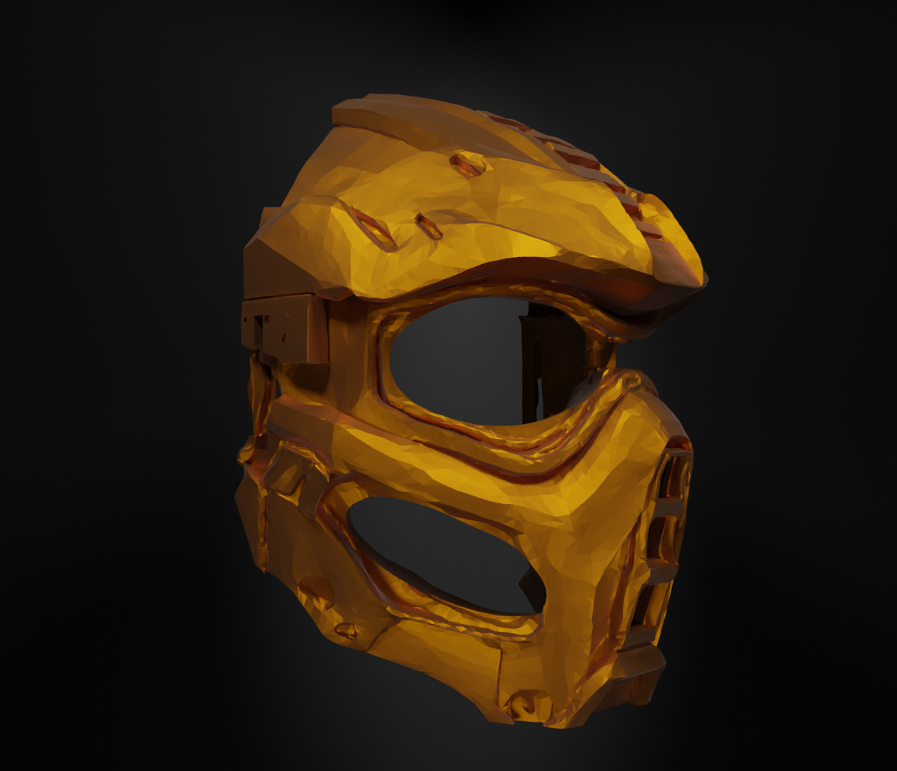 Airsoft Helmet Face Mask - Airsoft Full Face Cool Mask 3D print model_8