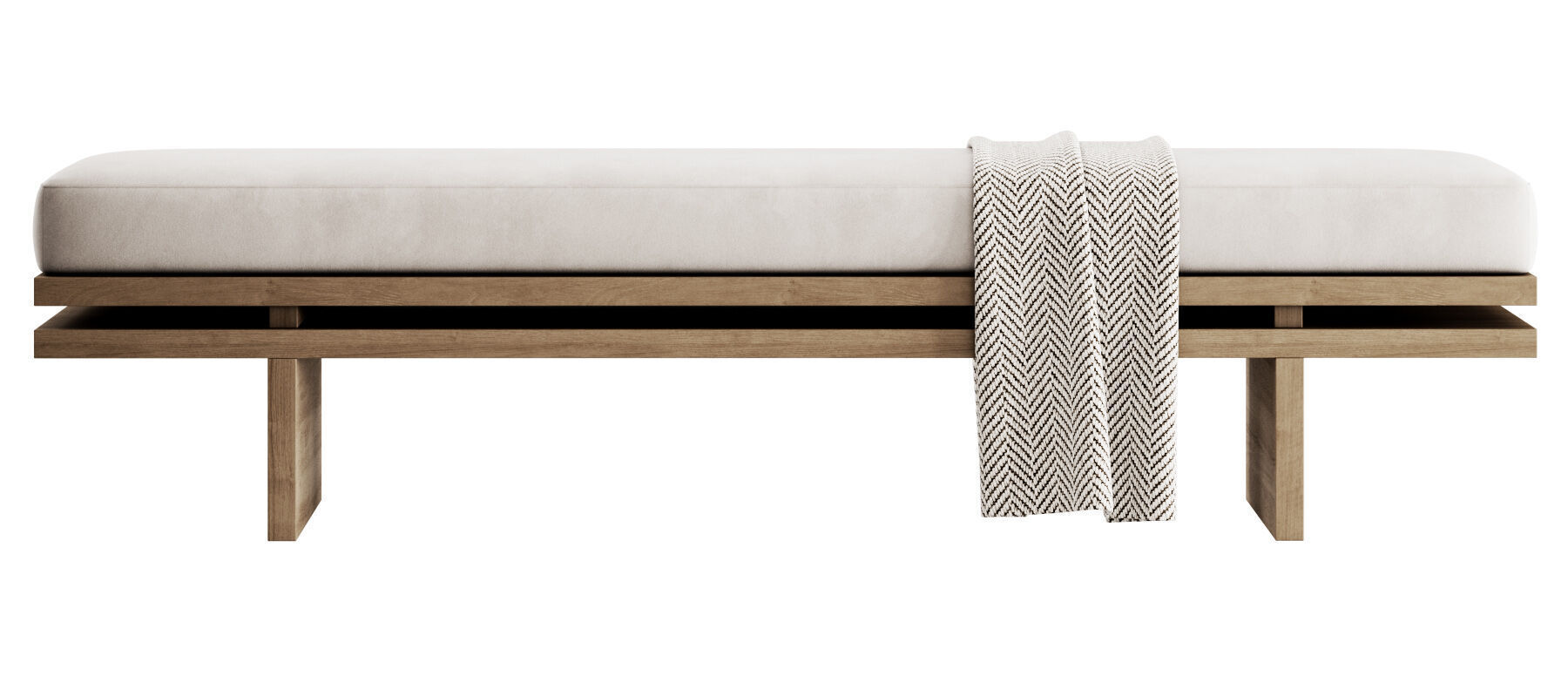 Bench Edo By Manner Matter 3D model_11