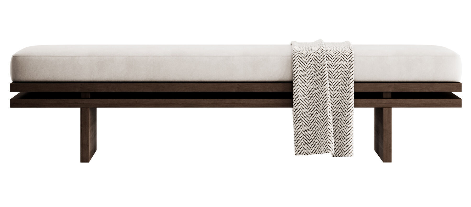 Bench Edo By Manner Matter 3D model_10