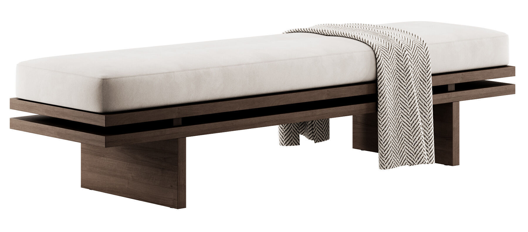 Bench Edo By Manner Matter 3D model_6