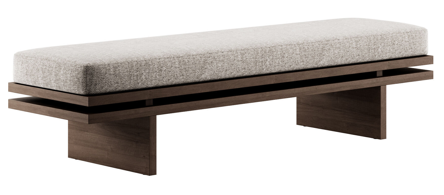 Bench Edo By Manner Matter 3D model_9