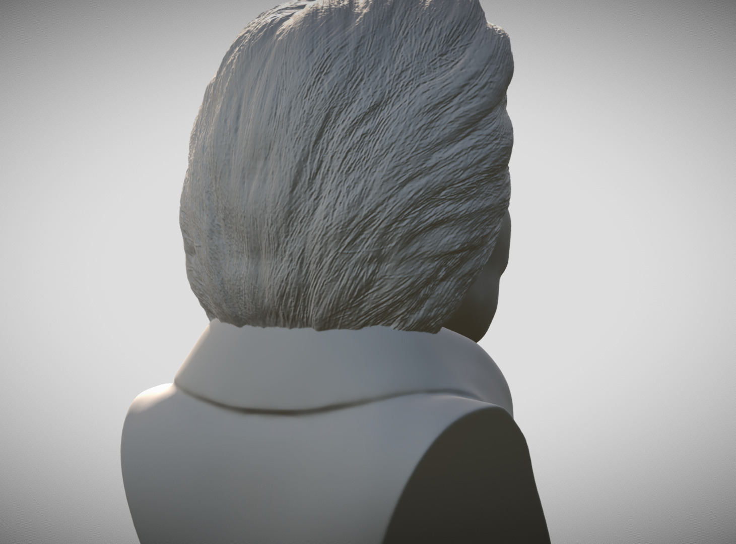 Hillary Clinton bust 3D print model_6