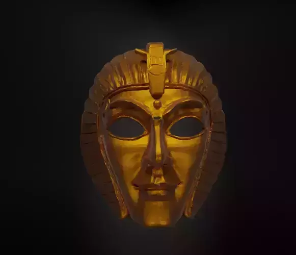 Eqyptian Pharaoh Face Mask - Egyptian Pyramids Mummy Mask