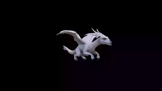 Falkor Is The Luckdragon 3d Render