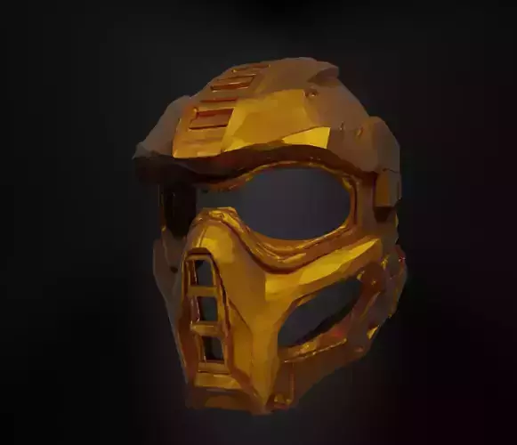 Airsoft Helmet Face Mask - Airsoft Full Face Cool Mask  3D print model