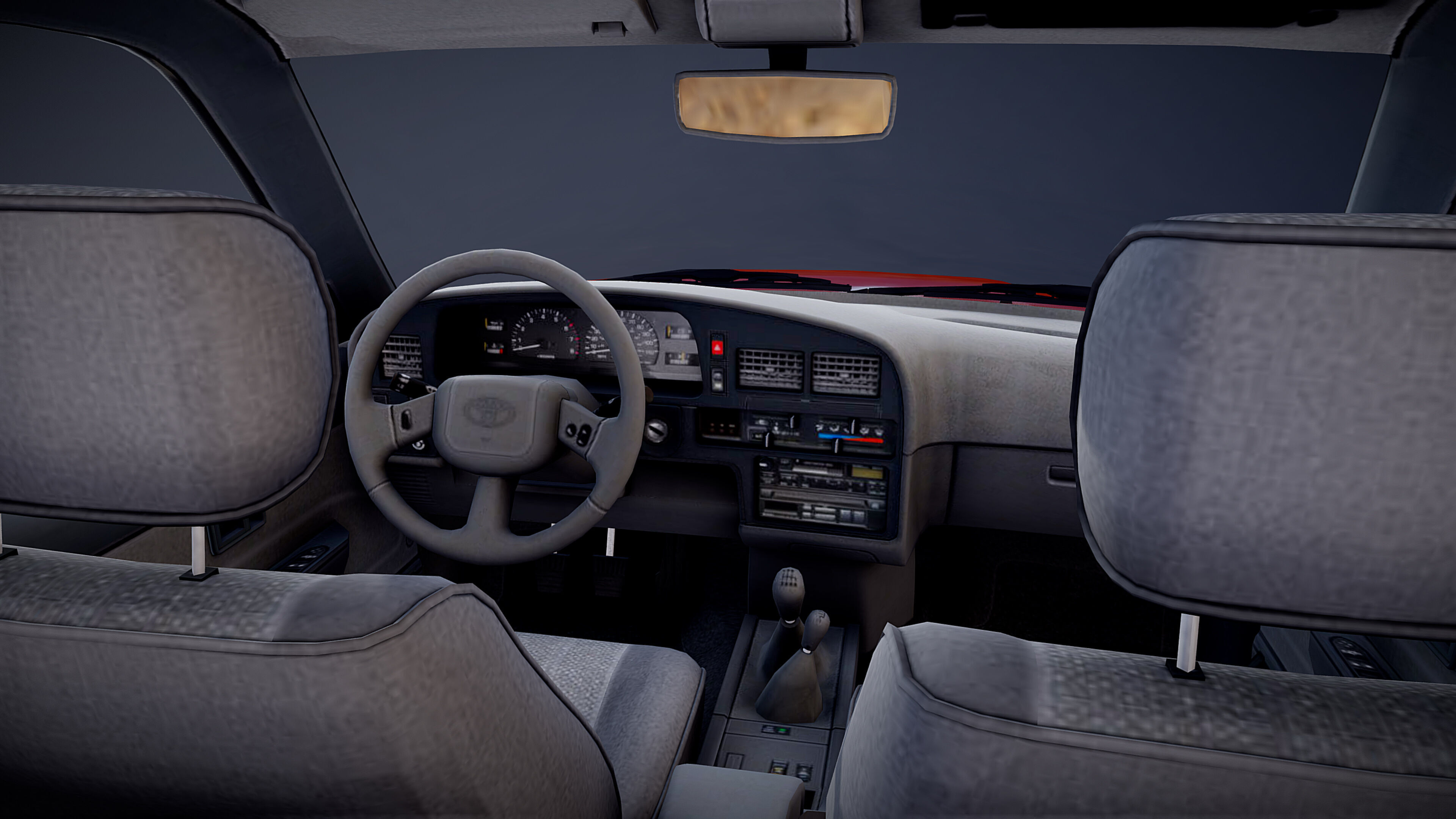 Toyota pickup xtra cab Low-poly 3D model_20