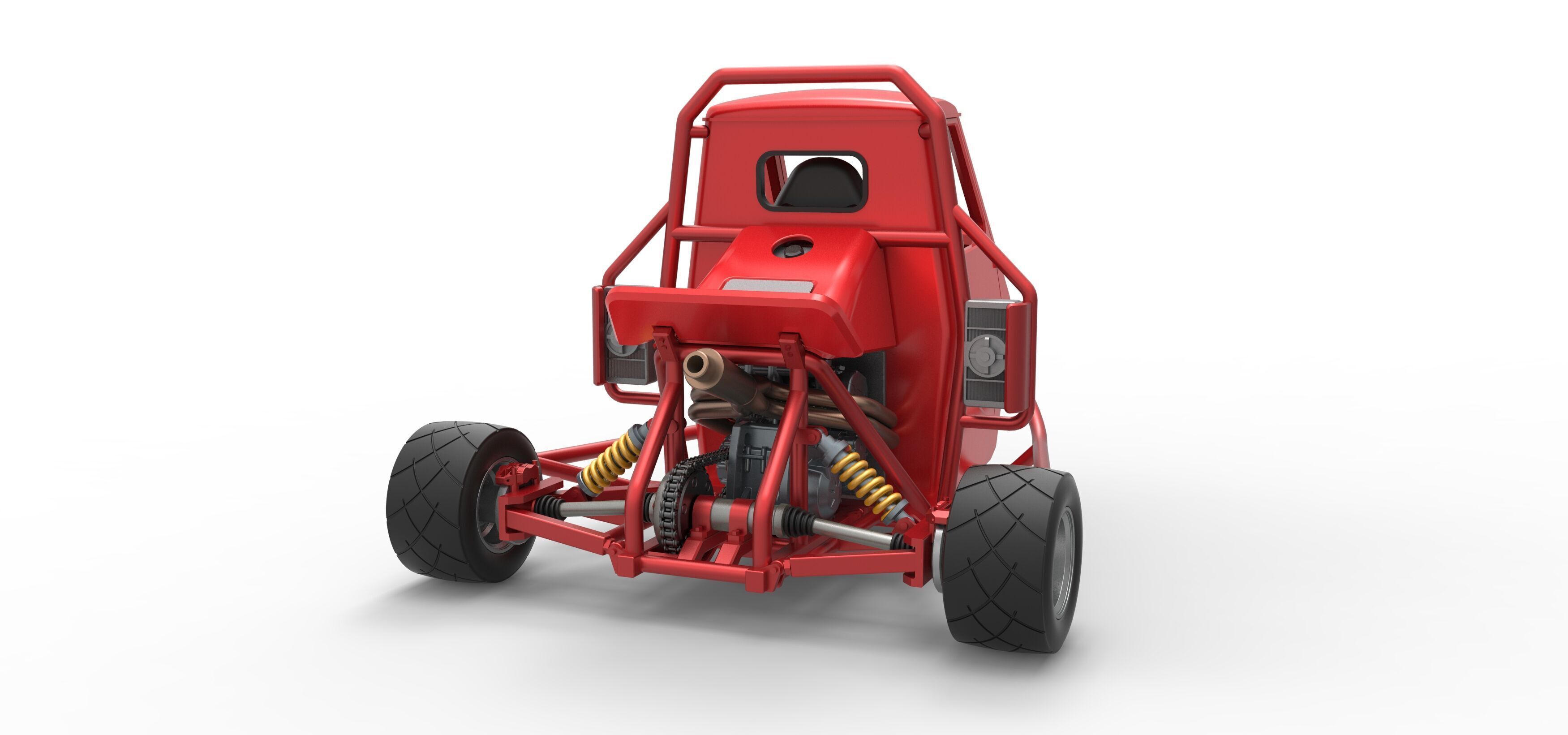 Ape car proto Scale 1 to 25 3D print model_18