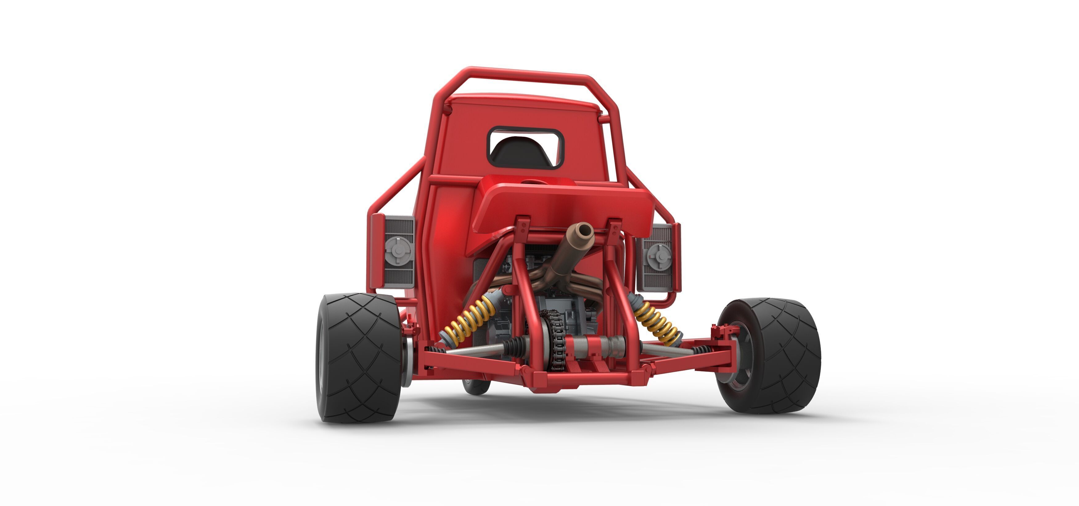 Ape car proto Scale 1 to 25 3D print model_15