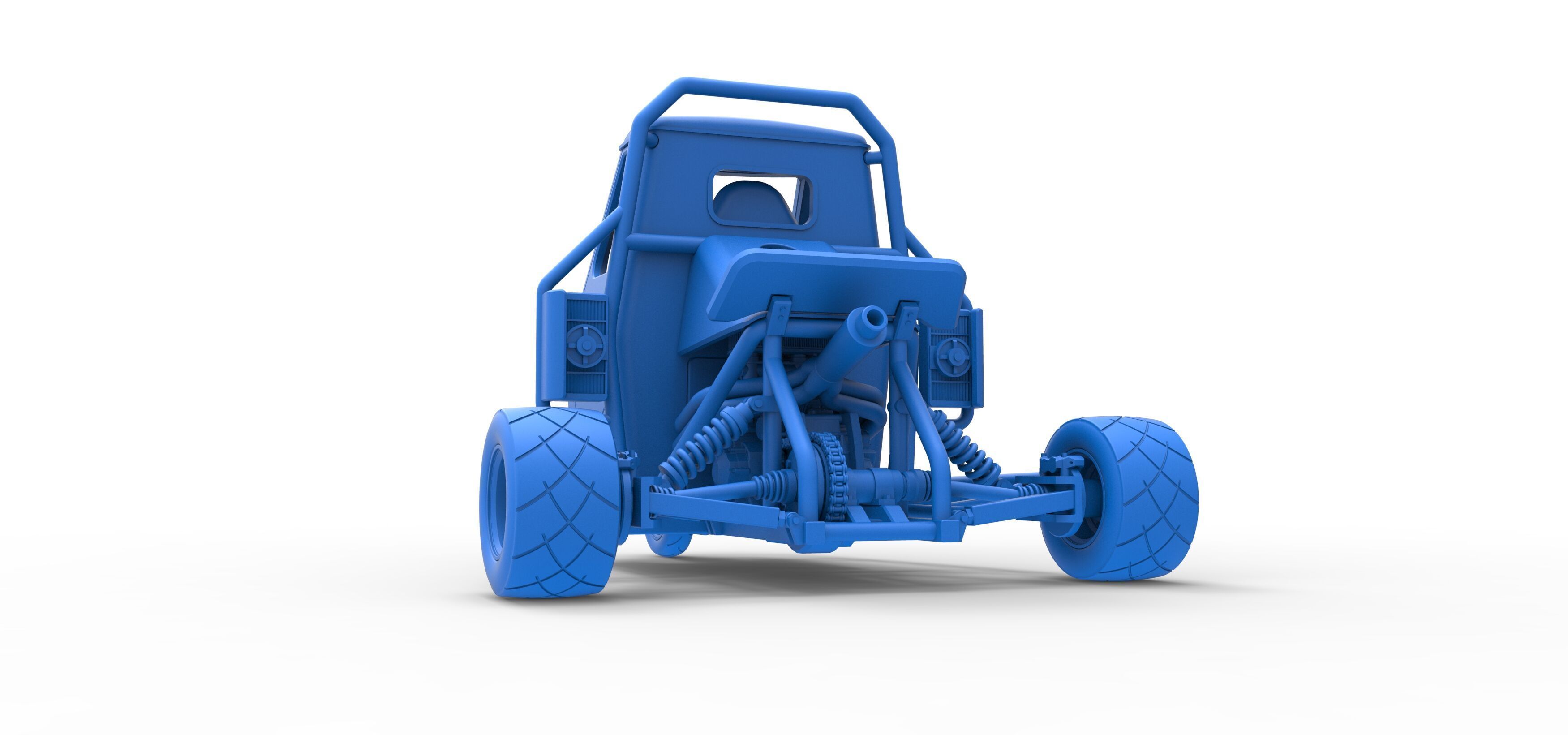 Ape car proto Scale 1 to 25 3D print model_38