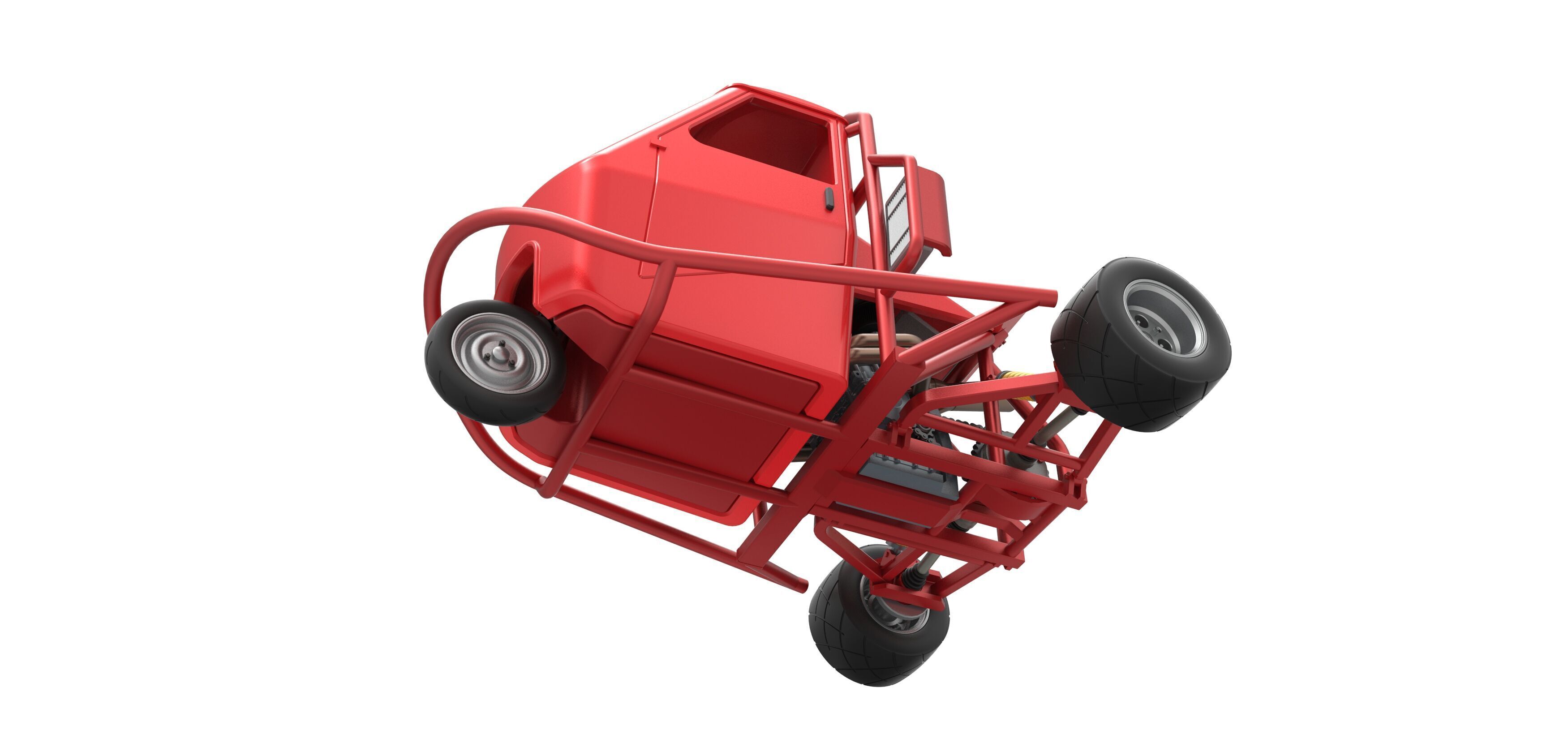 Ape car proto Scale 1 to 25 3D print model_3
