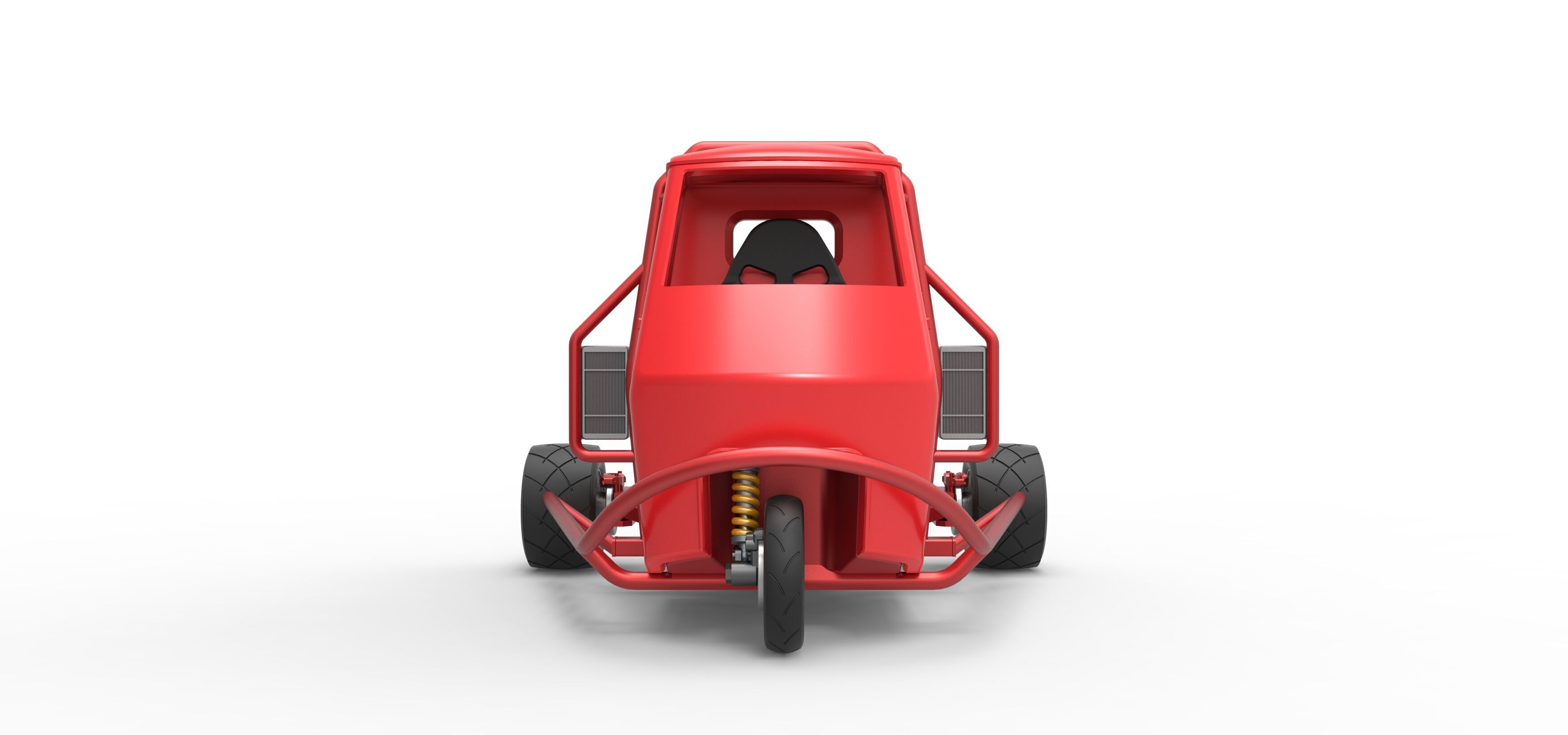 Ape car proto Scale 1 to 25 3D print model_7